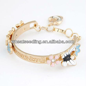 Punk verano flor de mariposa brazalete pulsera dulce 011051985